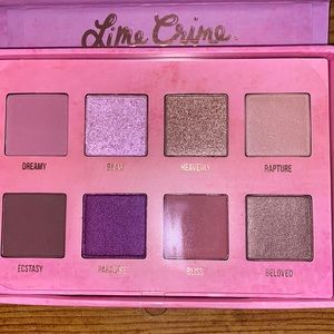 VENUS III Lime Crime Eye Shadow Palette and Jolji Cosmetics Purple Lip Color